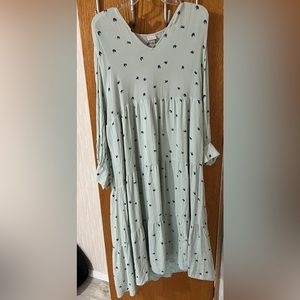 Long sleeve midi dress